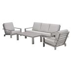 Garden Impressions Coba stoel-bank loungeset 4-delig - taupe, Verzenden, Nieuw