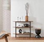 Smal dressoir 110 cm met 3 open vakken – haltafel, Huis en Inrichting, Tafels | Sidetables, Verzenden, Nieuw