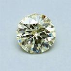 1 pcs Diamant (Natuurlijk gekleurd) - 0.60 ct - Rond - Light, Nieuw