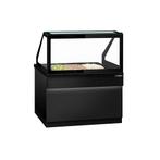 GGM Gastro | Saladette TORONTO - 1250mm - Zwarte voorkant -, Witgoed en Apparatuur, Verzenden, Nieuw, 140 tot 160 cm