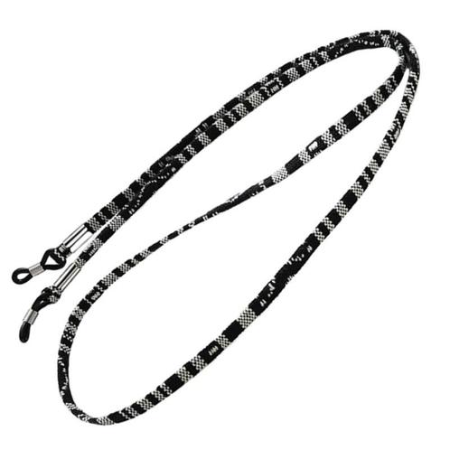 Fako Bijoux® - Brillenkoord - Inka - 70cm - Zwart/Wit, Sieraden, Tassen en Uiterlijk, Zonnebrillen en Brillen | Dames, Verzenden