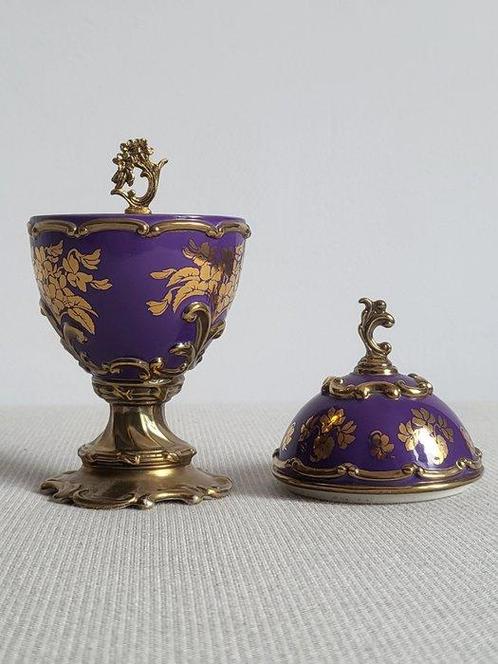House of Faberge - 24 carat Gold Plated Imperial Musical Egg, Antiek en Kunst, Curiosa en Brocante