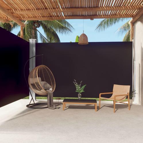 vidaXL Windscherm uittrekbaar 220x600 cm zwart, Tuin en Terras, Zonneschermen, Nieuw, Verzenden