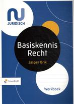 Basiskennis Recht 9789001734725 Jasper Brik, Boeken, Verzenden, Gelezen, Jasper Brik