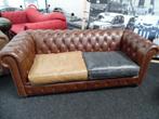 Chesterfield Maarssen  Stoere 3 zits Leder Chesterfield Bank, Huis en Inrichting, Banken | Bankstellen, Ophalen, Chesterfield