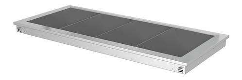 GGM Gastro | Inbouw warmhoudplaat - 1,5m - 4x GN 1/1 |, Zakelijke goederen, Horeca | Meubilair en Inrichting, Verzenden