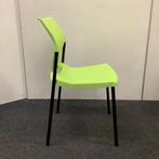 design Kantinestoel, stapelstoel, IOKO, groen - zwart, Huis en Inrichting, Stoelen, Gebruikt, Zwart, Ophalen of Verzenden, Eén