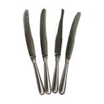 Zilveren fruitmesjes / dessertmesjes - Parelrand - 16,5 cm -, Antiek en Kunst