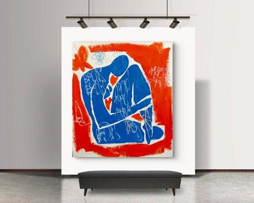 Freda People (1988-1990) - Super Rare Matisse XL, Antiek en Kunst, Kunst | Schilderijen | Modern