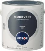 Histor Perfect Finish Muurverf Mat - Criterium - 2,5 Liter, Overige kleuren, Nieuw, Ophalen of Verzenden, Verf