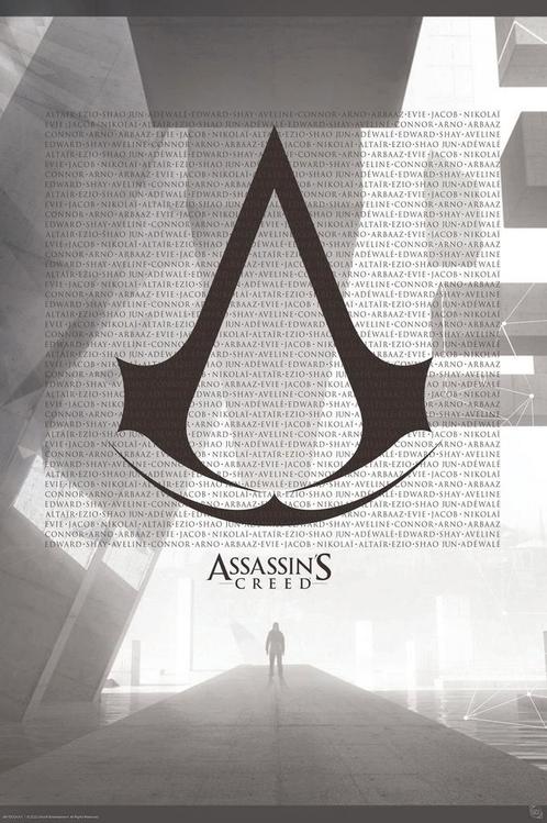 Poster Assassins Creed Crest and Animus 61x91,5cm, Verzamelen, Posters, Nieuw, A1 t/m A3, Verzenden