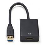 USB naar HDMI adapter | Cablexpert (Full HD, USB A), Computers en Software, Pc- en Netwerkkabels, Verzenden, Nieuw