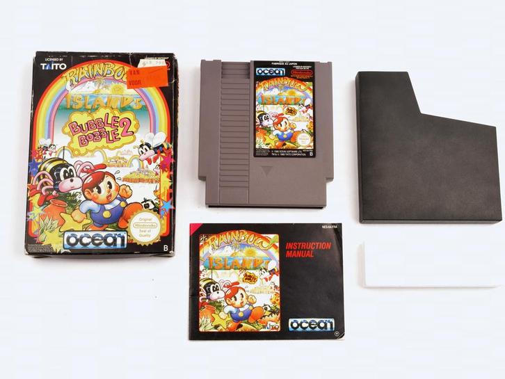 Rainbow Islands (Bubble Bobble 2) [Nintendo NES], Spelcomputers en Games, Games | Nintendo NES, Zo goed als nieuw, Ophalen of Verzenden