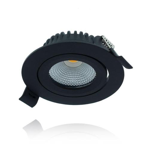 LED inbouwspot Varda Zwart 5W 420lm 60º DimToWarm IP44 |..., Huis en Inrichting, Lampen | Overige, Nieuw, Ophalen of Verzenden