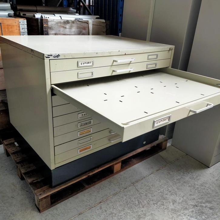 Degelijke Kind metalen tekenladekast - 87x109x79 cm, Huis en Inrichting, Kasten | Ladekasten, Ophalen of Verzenden