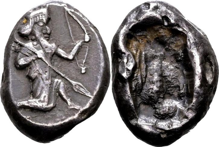 Achaemenid Empire, Darius I-xerxes Ii zilver, Postzegels en Munten, Munten | Europa | Niet-Euromunten, Verzenden