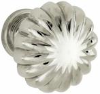 Meubelknop Nouveau 35mm glans nikkel, Ophalen of Verzenden, Nieuw