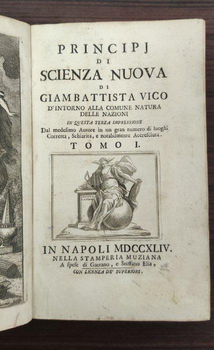 Giambattista Vico - Principj di Scienza Nuova - 1744, Antiek en Kunst, Antiek | Boeken en Bijbels