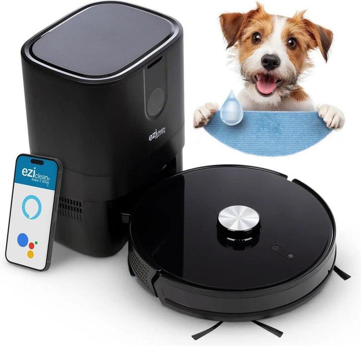 EZIclean I-Bot Z7 Smart Robotstofzuiger met dweil functie -, Witgoed en Apparatuur, Stofzuigers, Zo goed als nieuw, Ophalen of Verzenden