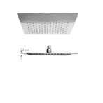 Regendouche Best Design Square-Thin 30x30cm Chroom, Ophalen of Verzenden, Nieuw, Chroom, Kraan