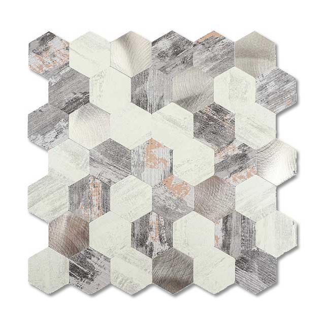 Zelfklevend Mozaiek Hexagon Nature, Doe-het-zelf en Verbouw, Tegels