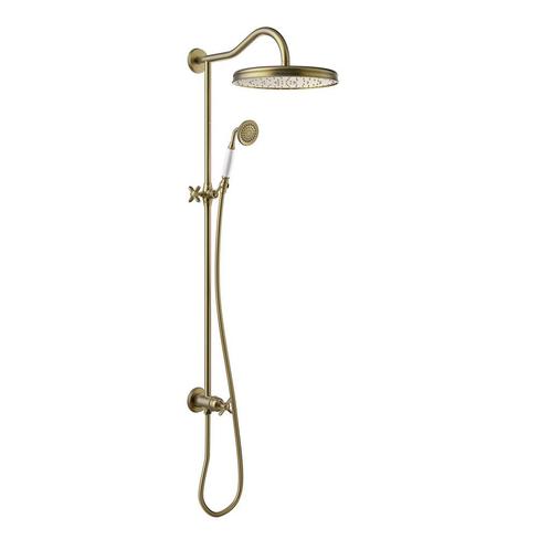 Regendoucheset Tres Clasic Opbouw Incl. Handdouche Verouderd, Doe-het-zelf en Verbouw, Sanitair, Kraan, Nieuw, Ophalen of Verzenden