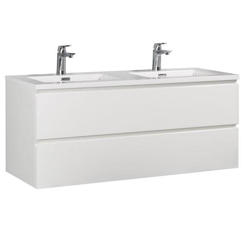 Badkamermeubel Set Angela 120cm Wit Badmeubel, Huis en Inrichting, Badkamer | Badkamermeubels, Nieuw, Wastafelkast, Verzenden