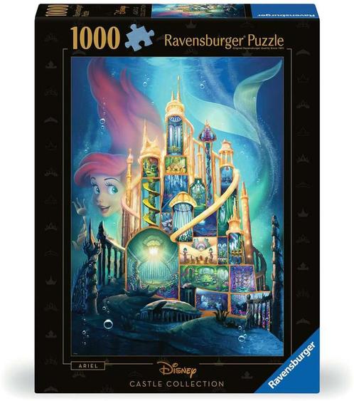 Disney Castles - Ariel Puzzel (1000 stukjes) | Ravensburger, Hobby en Vrije tijd, Denksport en Puzzels, Nieuw, Verzenden