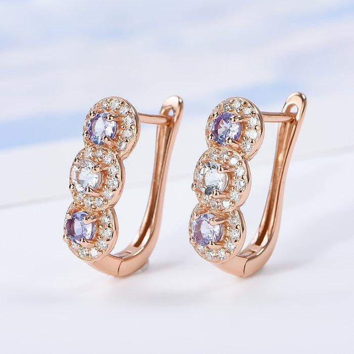 Zonder Minimumprijs - Oorbellen Zilver - 0.66ct. tw., Sieraden, Tassen en Uiterlijk, Oorbellen