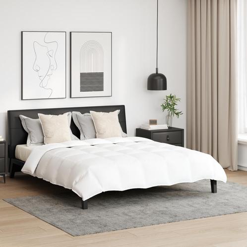 vidaXL Dekbed met kussen 3 pcs Wit 240 x 260 cm Dons, Huis en Inrichting, Slaapkamer | Beddengoed, Wit, Nieuw, Verzenden