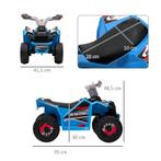 TRUUSK Elektrische Kinderquad, Mini Elektrische Quad Met Voo, Verzenden, Nieuw