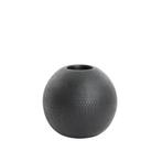 Light & Living Vaas Skeld M - Polyresin - Zwart - 25x23x25, Nieuw, Overige materialen, 50 tot 75 cm, Zwart