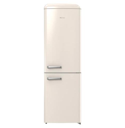 Hisense Retro Rb390n4ryd Koel-vriescombinatie 194cm, Witgoed en Apparatuur, Koelkasten en IJskasten, Ophalen of Verzenden