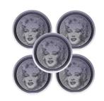 Tokelau. Lot 5 x 1 oz 2022 Icons Of Inspiration Marilyn