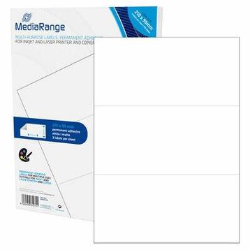 MediaRange A4 etiket 210 x 99mm 50 vel beschikbaar voor biedingen