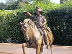 sculptuur, Napoleon bon - 24 cm - BRONS MARMER, Antiek en Kunst