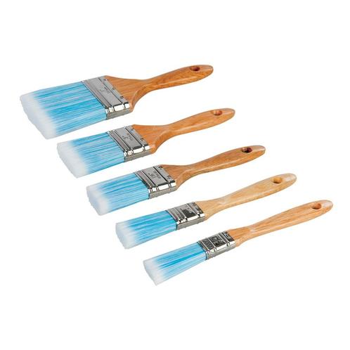 Silverline Synthetische schilderskwasten set - 5 delig -..., Doe-het-zelf en Verbouw, Schildersmaterialen, Nieuw, Ophalen of Verzenden