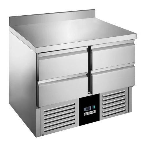 GGM Gastro | Koelwerkbank PREMIUM - 900x700mm - 4 laden & |, Zakelijke goederen, Horeca | Meubilair en Inrichting, Verzenden