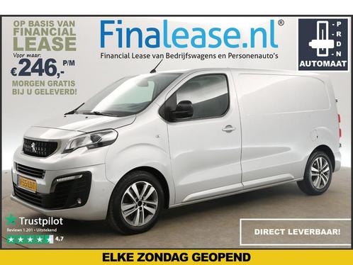 Peugeot Expert 227S 2.0 BlueHDI L2H1 177PK AUT 360Cam €246pm, Auto's, Bestelauto's, Lease, Automaat, Diesel, Peugeot, Zilver of Grijs