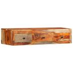 vidaXL Wandtafel 100x25x20 cm massief acaciahout, Huis en Inrichting, Tafels | Bijzettafels, Verzenden, Nieuw, Minder dan 45 cm