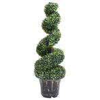 vidaXL Kunstplant met pot buxus spiraal 100 cm groen, Verzenden, Nieuw