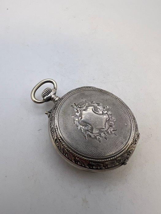 Cilindro Argento . Remontoir - 1850-1900, Sieraden, Tassen en Uiterlijk, Horloges | Heren