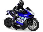 RC-motorfiets - 2,4 GHz - 35 m bereik - blauw, Ophalen of Verzenden, Nieuw