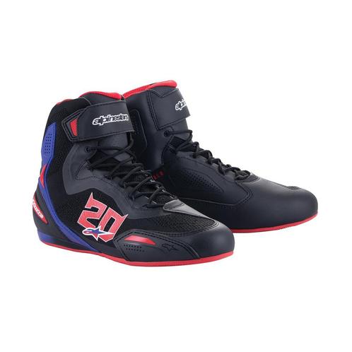 Alpinestars FQ20 Faster-3 Rideknit Schoenen Zwart Helderrood, Motoren, Kleding | Motorkleding, Heren, Nieuw met kaartje, Laarzen