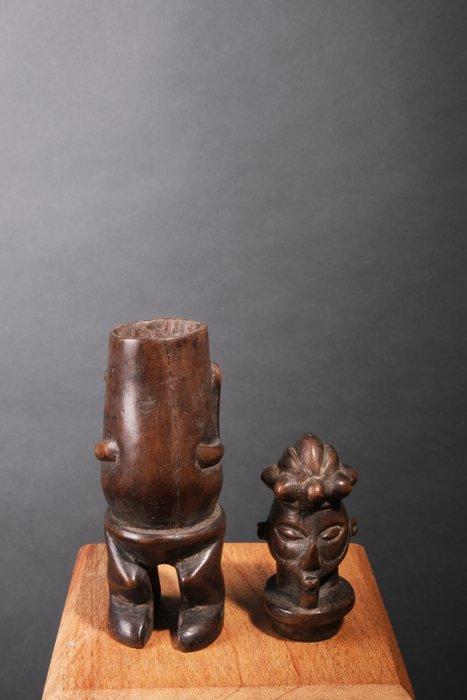 Chantenay houtsnede / tabak Yaka - DR Congo, Antiek en Kunst, Kunst | Niet-Westerse kunst