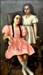 Giacomo Grosso (1860-1938) - Ritratto di fanciulle