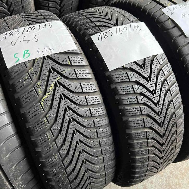 2 x Vredestein Snowtrac 5 185-60-15 Winterbanden 6,5mm, Auto-onderdelen, Banden en Velgen, 15 inch, Winterbanden, 185 mm, Personenwagen