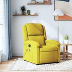 vidaXL Massagestoel verstelbaar fluweel geel, Huis en Inrichting, Fauteuils, Verzenden, Nieuw