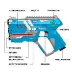 Light Battle Connect Lasergame set - Rood/Blauw - 4, Ophalen of Verzenden, Nieuw