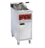 Elektrische friteuse | 2x 10 liter | Op kast HorecaTraders, Verzenden, Nieuw in verpakking